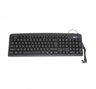 Компьютерная клавиатура и мышь (проводная) "Avtech" AVT CB300, USB (Арт. - 2283) Black
