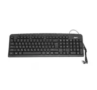  Компьютерная клавиатура и мышь (проводная) Avtech AVT CB300  USB (Арт. - 2283) Black - 
