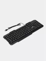   Компьютерная клавиатура и мышь (проводная) Avtech AVT Combo KBM302 + M102  USB (Арт. - 2281) Black