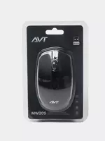  Kompyuter sichqonchasi (simsiz) Avtech AVTMW209  USB  1000dpi (Art. - 08021) Qora Chakana savdo
