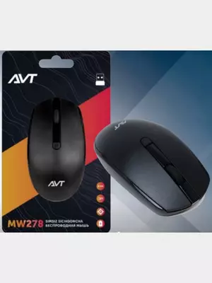 Kompyuter sichqonchasi (simsiz) "Avtech" AVTMW278, USB, 800/1200/1600 dpi (Art. - 08090) Qora