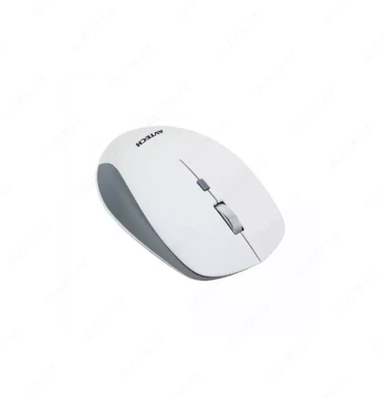 Kompyuter sichqonchasi (simsiz) "Avtech" AVTMW207, USB, 1600 dpi (Art. - 08284) Oq/Kulrang