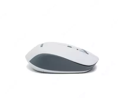 Kompyuter sichqonchasi (simsiz) "Avtech" AVTMW207, USB, 1600 dpi (Art. - 08284) Oq/Kulrang