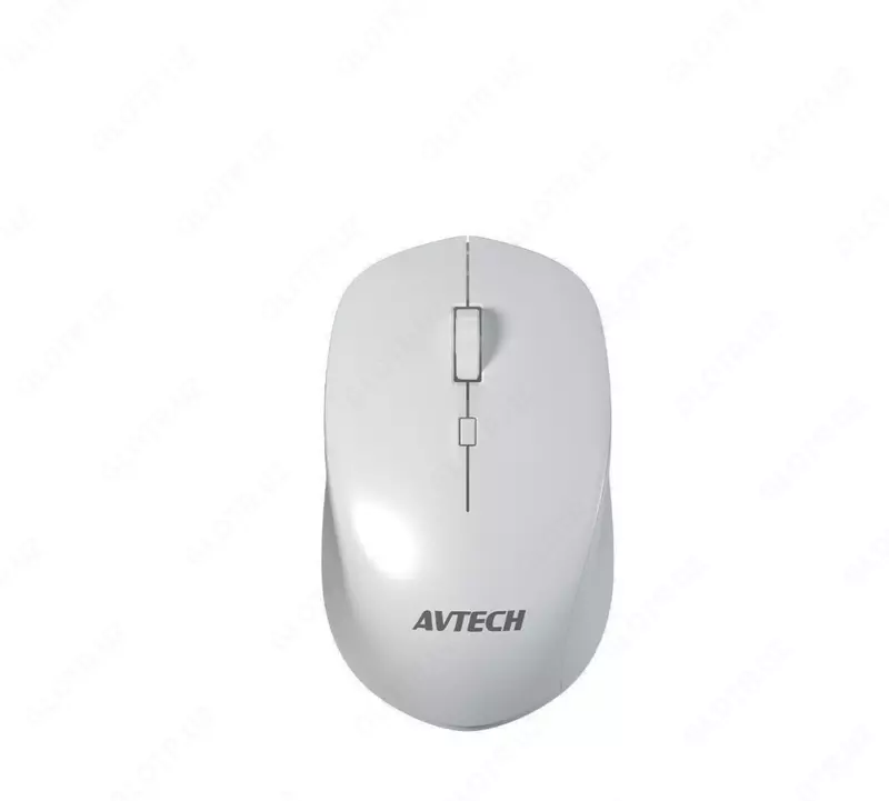 Kompyuter sichqonchasi (simsiz) "Avtech" AVTMW207, USB, 1600 dpi (Art. - 08284) Oq/Kulrang