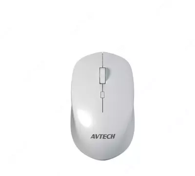 Kompyuter sichqonchasi (simsiz) "Avtech" AVTMW207, USB, 1600 dpi (Art. - 08284) Oq/Kulrang