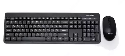 Компьютерная клавиатура и мышь (беспроводная) "Avtech" AVT CW602, USB (Арт. - 22004) Black