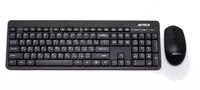Компьютерная клавиатура и мышь (беспроводная) Avtech AVT CW602  USB (Арт. - 22004) Black