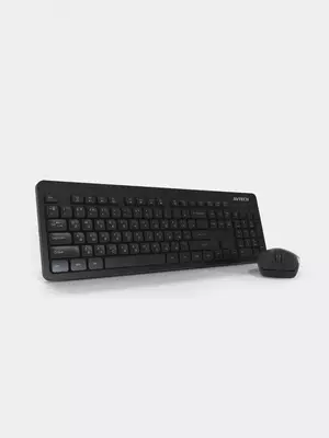 Компьютерная клавиатура и мышь (беспроводная) "Avtech" AVT CW602, USB (Арт. - 22004) Black