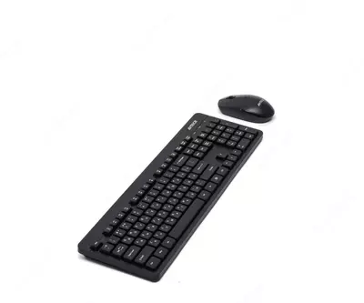 Компьютерная клавиатура и мышь (беспроводная) "Avtech" AVT CW602, USB (Арт. - 22004) Black