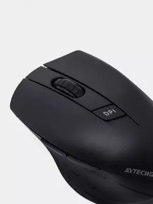 Компьютерная клавиатура и мышь (беспроводная) "Avtech" AVT CW603, USB (Арт. - 22005) Black
