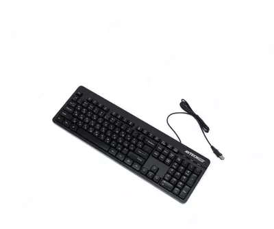 Kompyuter klaviaturasi va sichqonchasi (simli) "Avtech" AVT PRO C302, USB (Art. - 22057) Qora