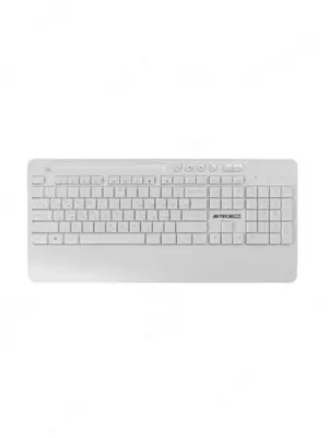 Kompyuter klaviaturasi va sichqonchasi (simli) "Avtech" AVT PRO C303, USB (Art. - 22062) Oq rang