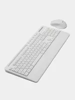  Kompyuter klaviaturasi va sichqonchasi (simsiz) Avtech AVT CW603  USB (Art. - 22009) Oq rang - 