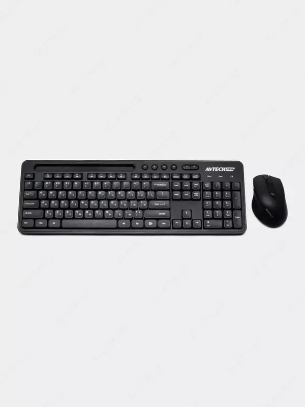 Компьютерная клавиатура и мышь (беспроводная) "Avtech" AVT PRO CW604, USB (Арт. - 22016) Black