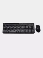 Kompyuter klaviaturasi va sichqonchasi (simsiz) Avtech AVT PRO CW604  USB (Art. - 22016) Qora