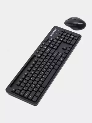 Kompyuter klaviaturasi va sichqonchasi (simsiz) "Avtech" AVT PRO CW604, USB (Art. - 22016) Qora