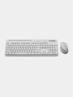 Компьютерная клавиатура и мышь (беспроводная) Avtech AVT PRO CW604  USB (Арт. - 22017) White