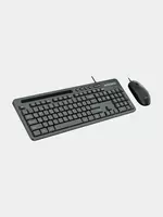  Kompyuter klaviaturasi va sichqonchasi (simli) Avtech AVT PRO C304  USB (Art. - 22059) Qora - 