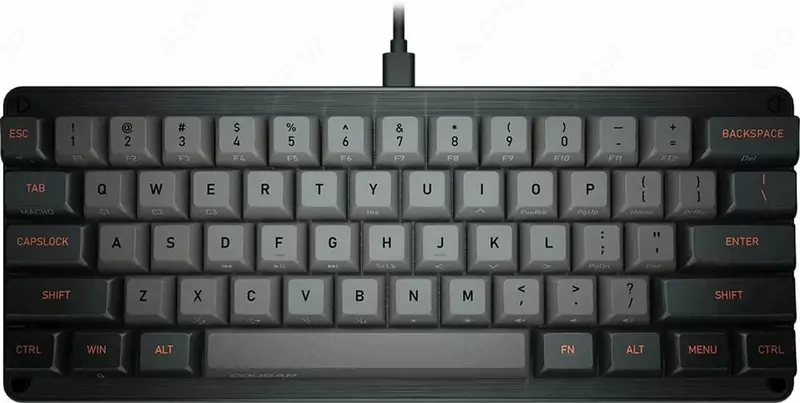 Игровая клавиатура (универсальная) "Cougar" PURI MINI, USB-разъем / USB Type-C, RGB (Арт. - 07003) Black/White