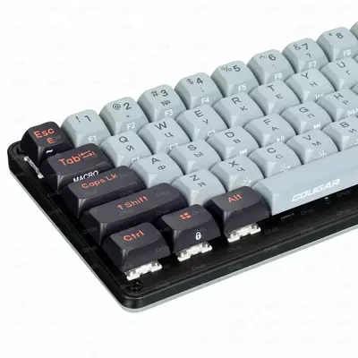 Игровая клавиатура (универсальная) "Cougar" PURI MINI, USB-разъем / USB Type-C, RGB (Арт. - 07003) Black/White