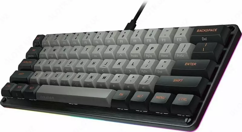 Игровая клавиатура (универсальная) "Cougar" PURI MINI, USB-разъем / USB Type-C (Арт. - 07002) Black/White