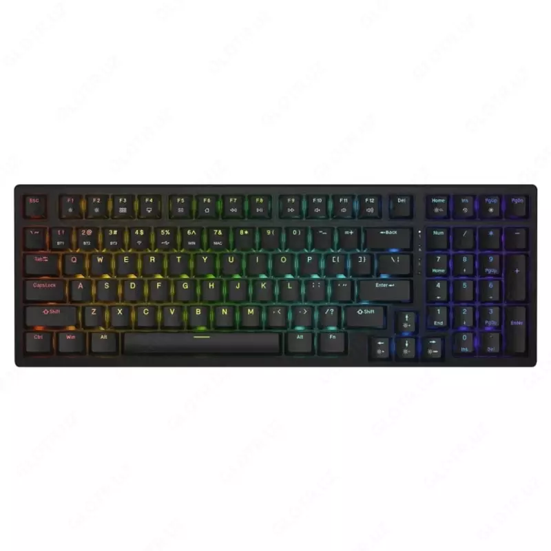 Cougar Ultimus Pro simsiz o'yin klaviaturasi, USB, RGB (Mahsulot raqami 07275) Qora