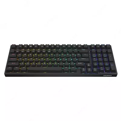Cougar Ultimus Pro simsiz o'yin klaviaturasi, USB, RGB (Mahsulot raqami 07275) Qora