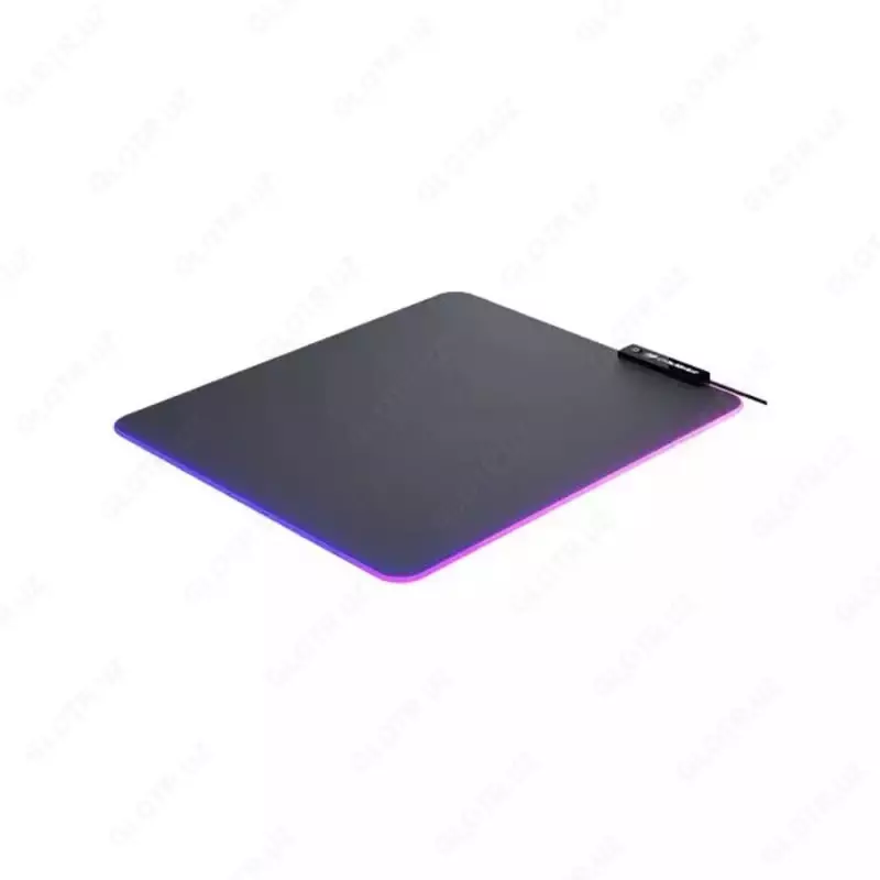Cougar NEON sichqoncha paneli, 350x300x4 mm, RGB orqa yoritgich (Mahsulot raqami 4655) Qora