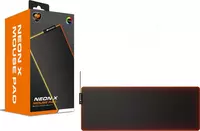  Cougar NEON X ish stoli sichqonchasi uchun taglik  800x300x4 mm  RGB orqa yoritgich (4672-sonli mahsulot) Qora ООО Power Max Group