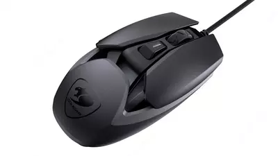 Kompyuter sichqonchasi (simli) "Cougar" AirBlader, USB, 16000dpi (Mahsulot raqami 08206) Qora
