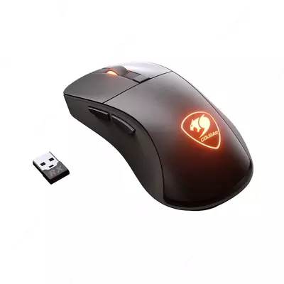 Kompyuter sichqonchasi (simsiz) "Cougar" SURPASSION RX, USB, 7200dpi, RGB, 1.8 m (Art. - 0889) Qora