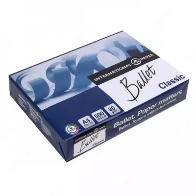 Xerox qog'ozi A4 Ballet Classic 80g., 500l., 2,5 kg, B sinfi