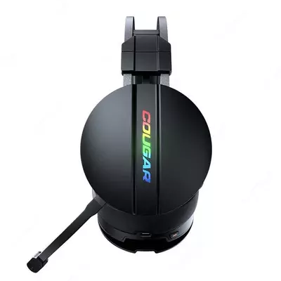 Cougar Omnes Essential simsiz o'yin garniturasi, RGB (Mahsulot raqami 14275) Qora