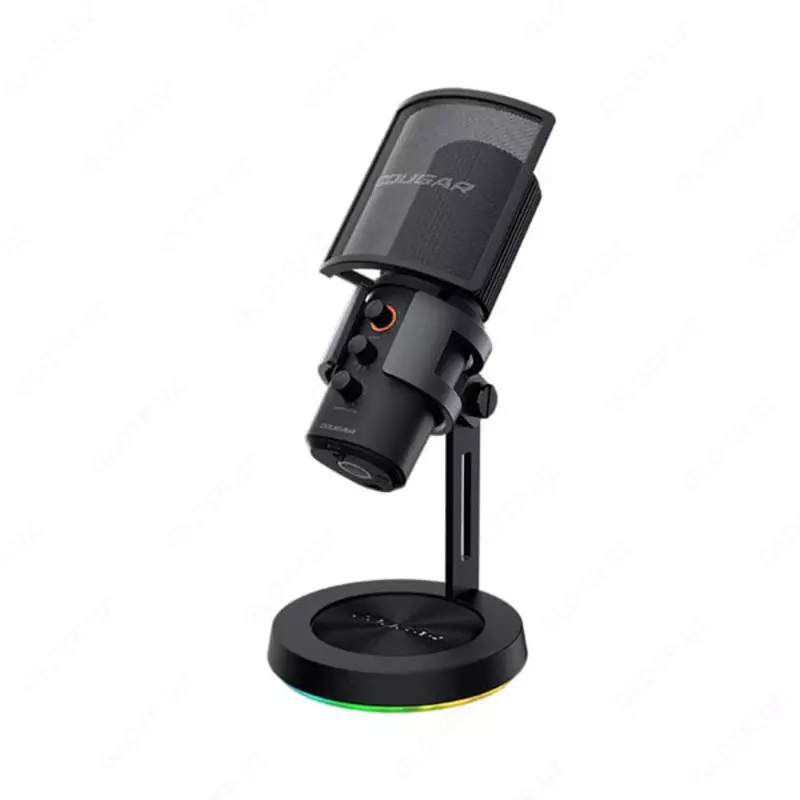 Студийный микрофон "Cougar" Screamer-X, USB Type-C, RGB (Арт. - 46008) Black