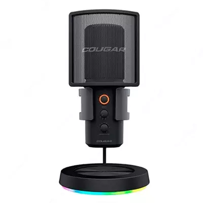 Студийный микрофон "Cougar" Screamer-X, USB Type-C, RGB (Арт. - 46008) Black