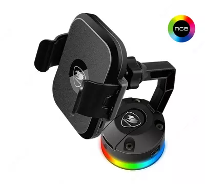 Беспроводное зарядное устройство "Cougar" Bunker M, USB, RGB (Арт. - 4688) Black