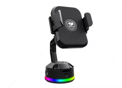 Беспроводное зарядное устройство "Cougar" Bunker M, USB, RGB (Арт. - 4688) Black