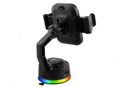 Беспроводное зарядное устройство "Cougar" Bunker M, USB, RGB (Арт. - 4688) Black