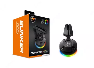 Cougar Bungee Bunker USB RGB kabel ushlagichi (4675-sonli mahsulot) Qora