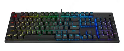 Corsair K60 PRO BLK VIOLA RGB o'yin klaviaturasi (simli) (Mahsulot raqami 07149) Qora