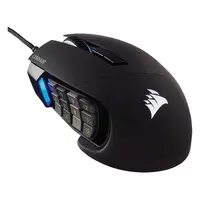 Corsair SCIMITAR ELITE BLK RGB BLK 100-18000dpi Simli dasturlashtiriladigan oyin sichqonchasi (Mahsulot raqami 08252) Qora
