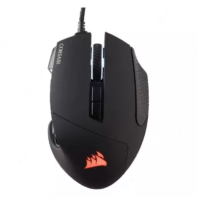 Corsair SCIMITAR ELITE BLK RGB BLK 100-18000dpi Simli dasturlashtiriladigan o'yin sichqonchasi (Mahsulot raqami 08252) Qora