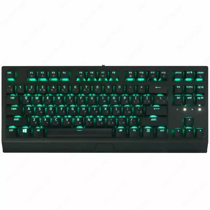 Игровая клавиатура (проводная) "Razer" BlackWidow Tenkeyless V3 Green, механическая, USB, RGB (Арт. - 07121) Black