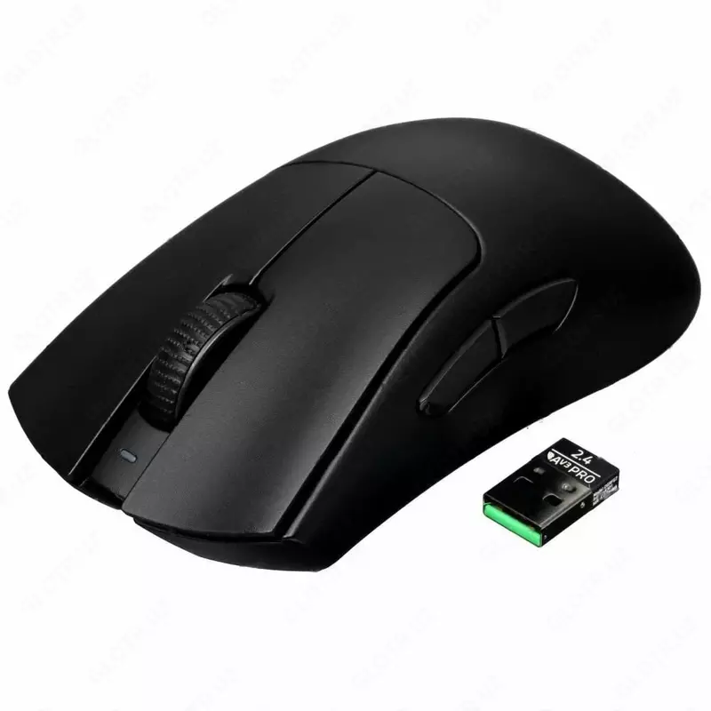 Razer DeathAdder V3 Pro simsiz o'yin sichqonchasi, USB, 30000dpi (Mahsulot raqami 08274) Qora