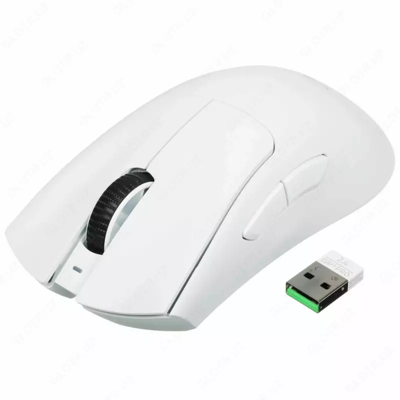 Razer DeathAdder V3 Pro simsiz o'yin sichqonchasi, USB, 30000dpi (Mahsulot raqami 08275) Oq rang