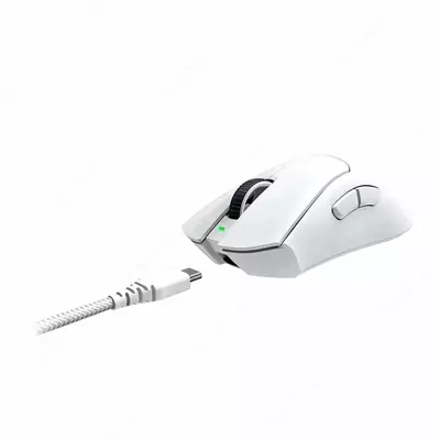 Razer DeathAdder V3 Pro simsiz o'yin sichqonchasi, USB, 30000dpi (Mahsulot raqami 08275) Oq rang