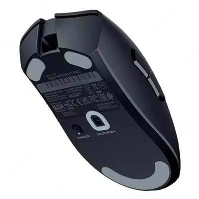 Razer DeathAdder V3 Pro simsiz o'yin sichqonchasi + HyperPolling simsiz dongle to'plami (mahsulot raqami 08447) Qora