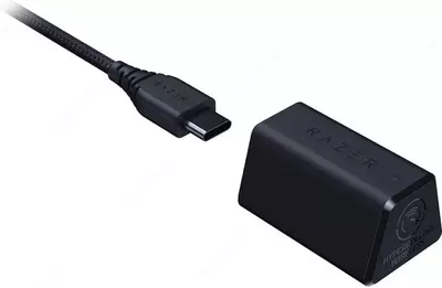 Razer DeathAdder V3 Pro simsiz o'yin sichqonchasi + HyperPolling simsiz dongle to'plami (mahsulot raqami 08447) Qora