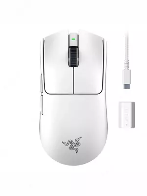 Razer Viper V3 Pro simsiz o'yin sichqonchasi, USB, 35000dpi (Mahsulot raqami 08439) Oq rang