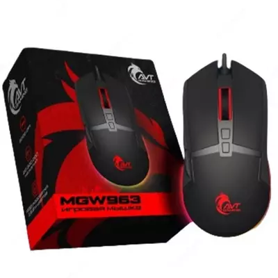 O'yin sichqonchasi (simli) "Avtech" AVT GAMING MAG963, USB, 3200dpi (Art. - 080234) Qora